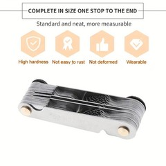 Multi-Size Thread Gauge – Metric & Imperial for Screw Thread Measurement（52pc）