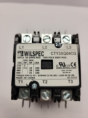 Wilspec CTY3XQ04CG 3-Pole 40A 600V Contactor with 24V Coil