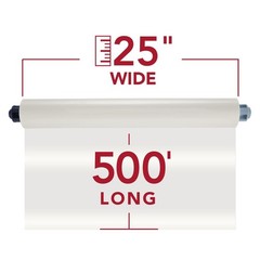 GBC Laminating Film Rolls Pinnacle 27 EZLoad NAP I 1.5 mil 25″ x 500 Blue Caps