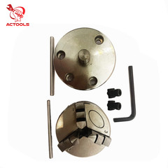 Rotary Table 4″ 100mm Horizontal And Vertical With 65 mm 3 Jaw Chuck Backplate