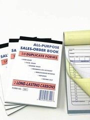 100x Large 50 Sets 5.5″ X 8.5″Sales Book Order Receipt Invoice Carbonless Copy