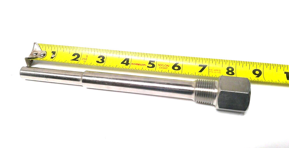 Thermowell 304ss 1/2″ FPT x 6-1/2″ L x 1/2″ MTP Machined Tube Z242