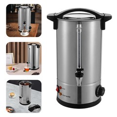 6.6Gal Commercial Coffee Urn Large Coffee Dispenser, Electric Coffee Maker Urn