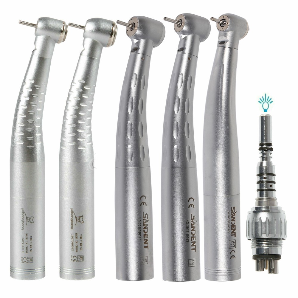 Dental Fiber Optic LED High Speed Handpiece / 6 Hole Quick Coupler For KaVo cavo