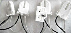 10 of Prewired Retrofit Kit changing 8′ T12 or 8′ T8 Light Strip to 4′ LED Tube