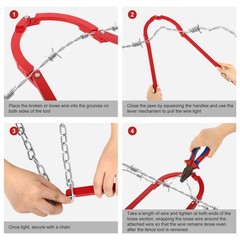 Fence Fixer, Fence Repair Tool for Both Left and Rright Hands, Corrosion-Resi…