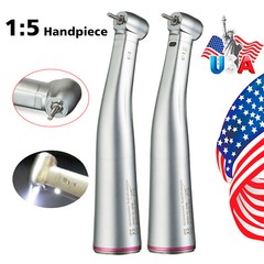 NSK Ti-MAX X95L Style Dental 1:5 Fiber Optic Contra Angle Handpiece LED Turbina