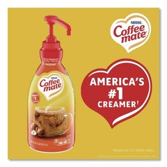 Coffee-mate 12039865 1500 mL Pump Bottle Hazelnut Liquid Coffee Creamer New