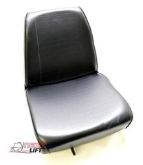 NEW UNIVERSAL VINYL FORKLIFT SEAT FITS CLARK CAT HYSTER YALE TOYOTA MITSUBISHI