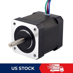 STEPPERONLINE Nema17 Dual Shaft Bipolar Stepper Motor 0.9deg 44Ncm 1.68A 4 wires