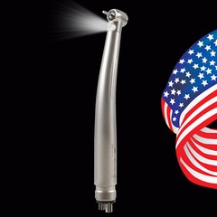 10pcs Dental Fiber Optic LED E-generator High Speed Handpiece 3 Spray 4 Hole st
