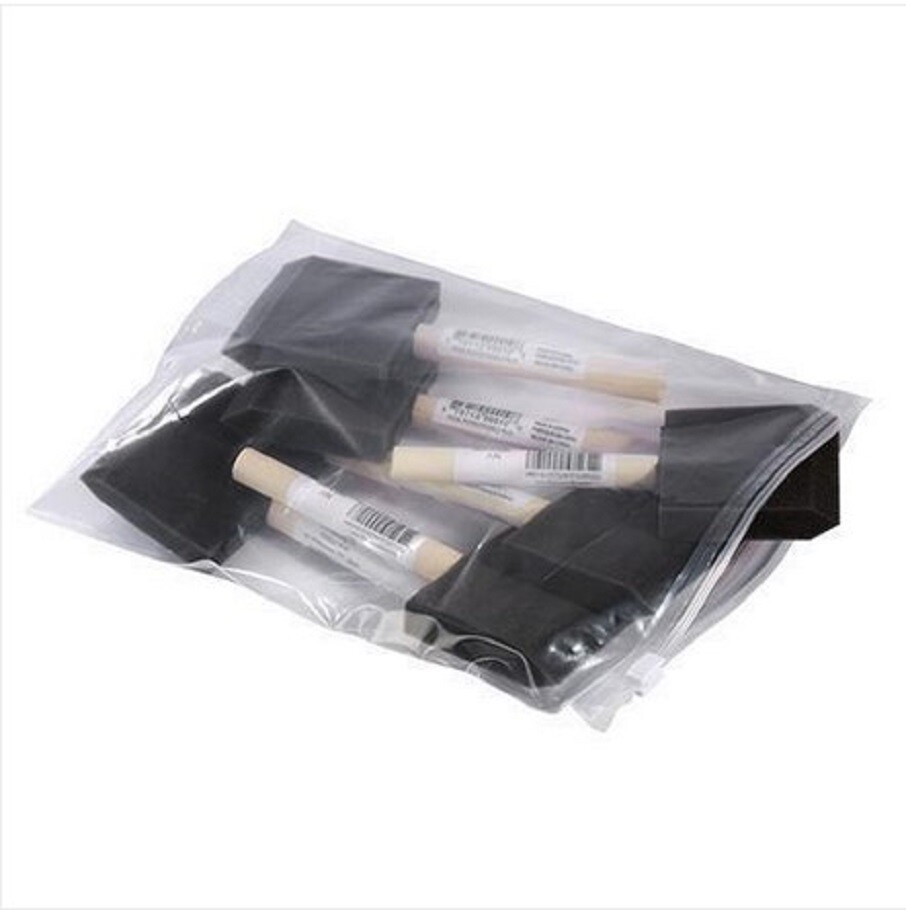 250 10×13 Clear Plastic Slide Seal Slider Zipper Reclosable Poly Bags 3 Mil LDPE