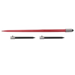 Hay Spear Attachment 49″ With 2 Stabilizer Spears 3000 Lbs Capacity Bale Forks