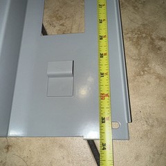 SIEMENS DEAD FRONT COVER 200A 120/240V 1 PH 20 SPC LONG 33 3/4 WIDE 6 1/2