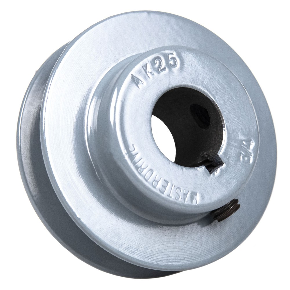 Cast Iron 2.5″ Single Groove V Style Section A Belt 4L for 3/4″ Shaft Pulley