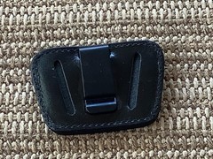 JBP Military Police Detective Special Agent Leather Pistol Holster OWB Belt #36