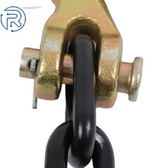1/4 Inch × 14 Ft G80 Transport Binder Chain | Tow Chain with Clevis Grab Hooks