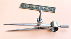 STARRETT No.77A Fay Spring-Type Dividers W/Square Legs; 4.0” Size & Capacity!
