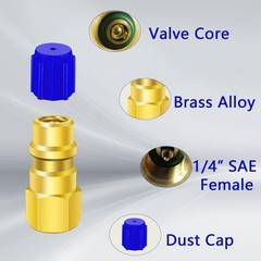 A/C Retrofit Valve Kit BPV31 Bullet Piercing Tap Line Yellow Repair Tool