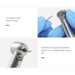 Dental High Speed Handpiece LED Fiber Optic 4Hole Push button