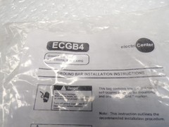 INDUSTRIAL SPARE ECGB4 GROUND BAR KIT NSNP