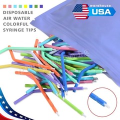 4000 White Air Water Syringe Tips Suction Dental Disposable (16 Bags of 250)