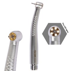 SANDENT Dental 5 LED High Speed Handpiece Single Water Spray 2/4 Hole / Rotor