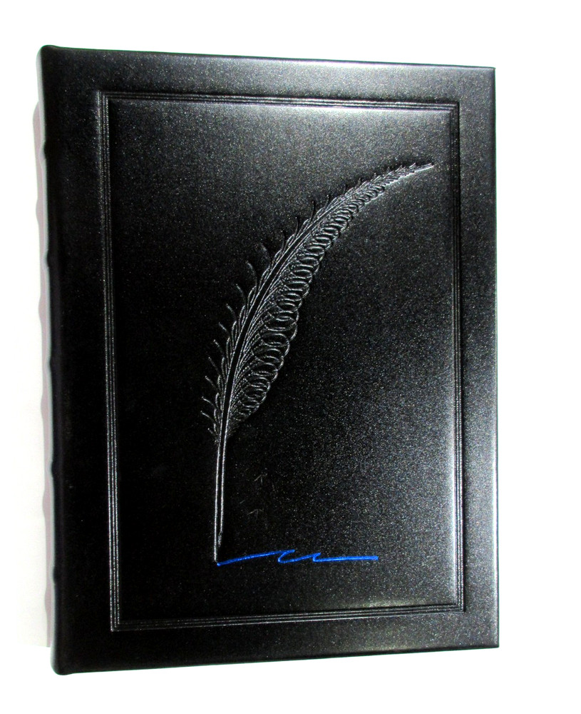 Journal 9″ Leather Hardcover 224 Lined Pages Graphic Image Black