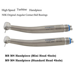 Dental High Speed Handpiece Midwest 4 Hole Titanium Air Turbine Push Button