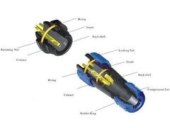US Stock 2 Pins Waterproof IP68 Aviation Cable Circular Connector Panel Mount