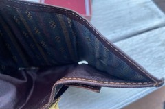 “Nikolai” by Piquadro-NOS brown leather keychain wallet , made in Italy#BIC