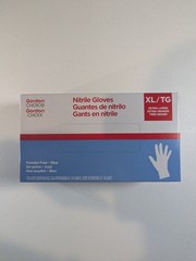Gordon Choice X-Large Powder-Free Nitrile Gloves Blue 100 Ct Box