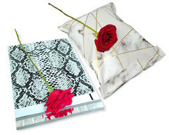 10×13″ Marble, Snake Skin Combo Poly Mailers, Custom Shipping Mailing Bags FUN