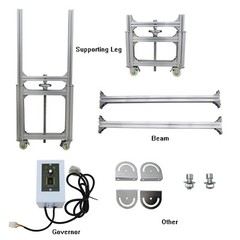 Electric PVC Belt Climbing Conveyor Adjustable Height &Speed for PackingShipping