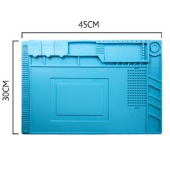 Magnetic Heat Insulation Silicone Pad Mat Platform For Soldering Repair 45x30cm