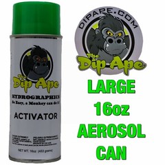 16 oz ACTIVATOR DIP APE AEROSOL HYDROVATOR HYDROGRAPHICS WATER TRANSFER FILM kit