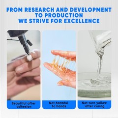 Clear 30 Minute Epoxy Glue, 2‑Part Dual‑Syringe 30Min glue 1pcs, clear