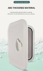Marine Deck Storage Box with Latch, Thickened ABS Boat Embedded Storage Box