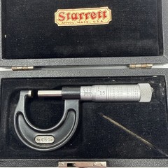 Vintage The L.S Starrett Co. Micrometer No. 436 with Original Case