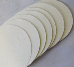 100 Qualitative Lab Filter Paper 7cm Medium Speed Pack of 100