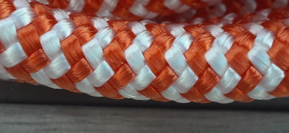 1/2″ x 100 ft. Double Braid Polyester Arborist / Industrial Rope . Made in USA
