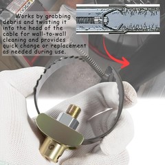 Deecaray 52817 2-1/2 T-231 Heavy Duty C-Cutter, Drain Cleaner Tool, Compatible w