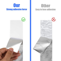 Aluminum Foil Tape, 2 Inch X 65 Feet (3.9 Mil), Insulation Adhesive Metal High T
