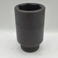 Proto Professional 07526L. 1-5/8″ Deep Impact Socket, 6 Point, 3/4″ Drive