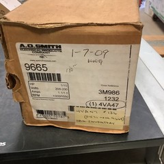 A.O. SMITH (9665) – JA2R356N+ Motor, 208-230V, 50/60Hz, 1.1/1.0A, 1300/1550 RPM,
