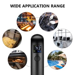 Rechargeable Infrared Thermometer Gun Colorful Display Digital Laser Temperature