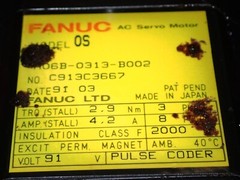 Fanuc AC Servo Motor A06B-0313-B002 – Tested / Working