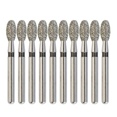 Multi-Use Dental Football Diamond FG Burs 379/023SC Egg Super Coarse Grit Black