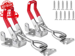 Heavy Duty Toggle Latch Clamp 4002, Adjustable Toggle Clamp Latch with Lock Hole