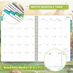 20262027 Academic Planner Weekly & Monthly Organizer with Tabs, 8.5×11 Size